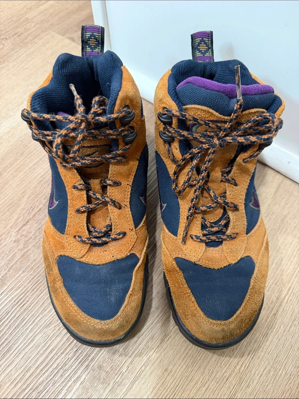 Nike Hiking Ankle Boots Womens 7.5 Brown ACG Vintage Suede Gorpcore Trail